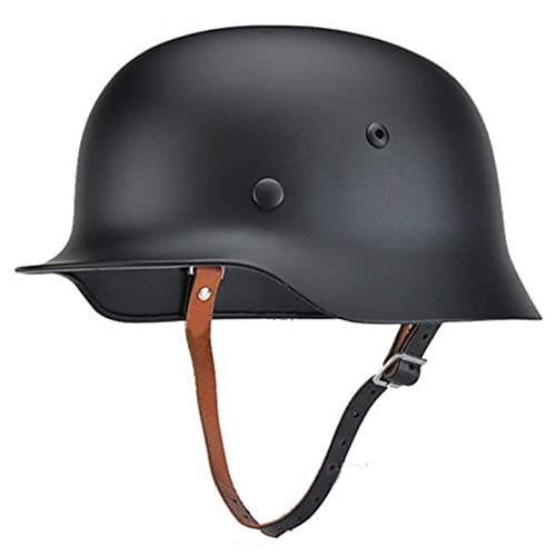 SYLPHID Green WW2 German Elite Wh Army M35 M1935 Steel Helmet Stahlhelm (Black)