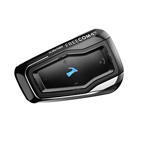 Cardo scala rider FREECOM 4 Duo - Bike to Bike Bluetooth 4.1 Motorcycle Communication System with HD Audio, Connect with up to 4 riders (Dual Pack)