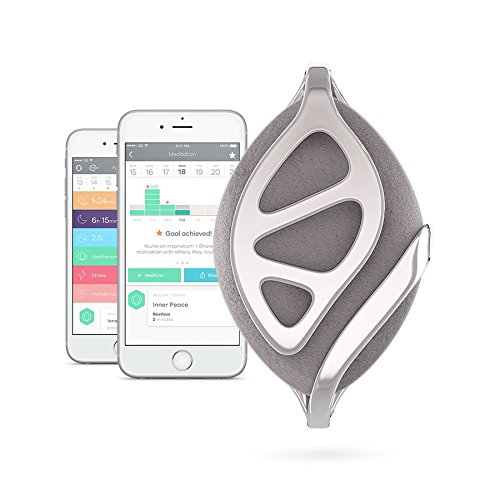 Bellabeat Leaf Urban Smart Jewelry Health Tracker, Urban Gray / Silver