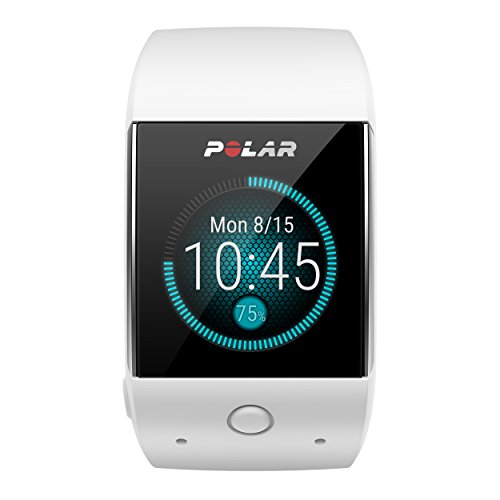 POLAR M600 GPS Smart Sports Watch/Heart Rate Monitor, White - Compatible with iPhone and Android Phone