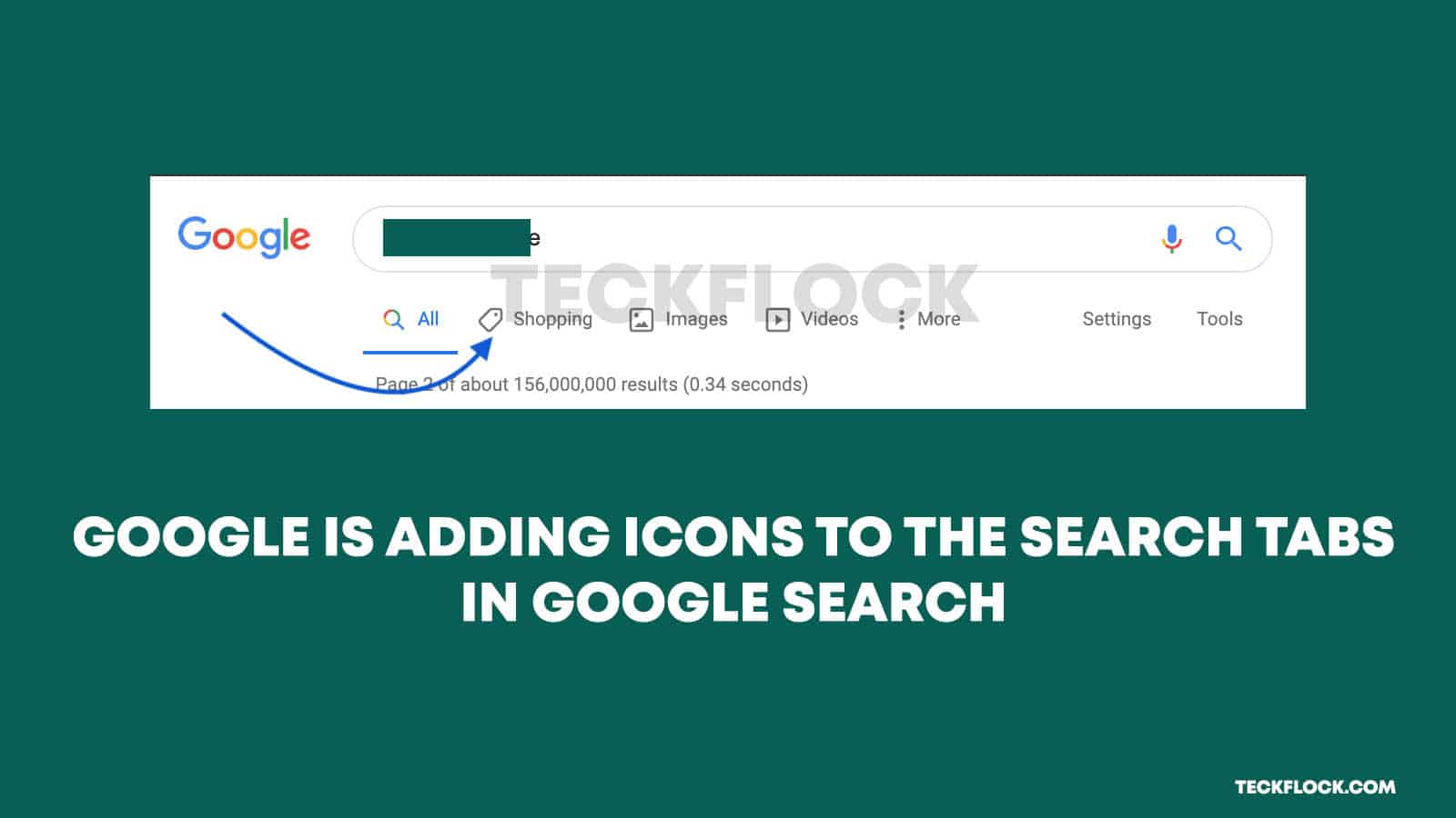Google adds Icons to Search Tabs