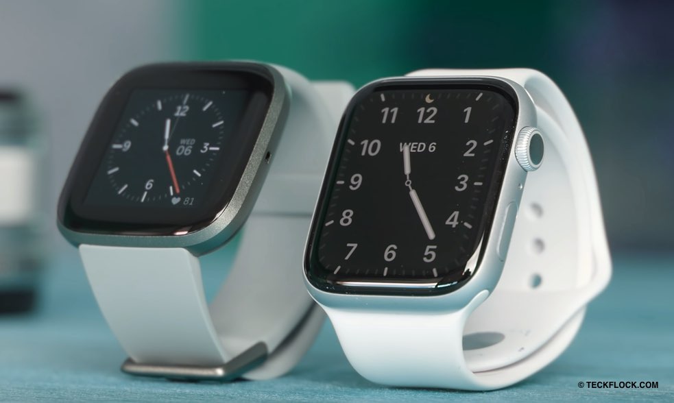 compare apple watch 5 and fitbit versa 2